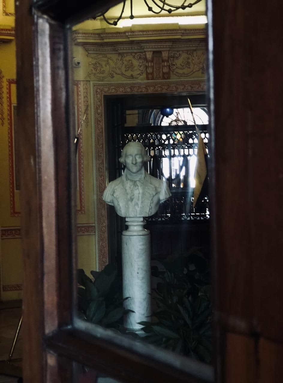 Bust of Major General Claude Martin at Constantia